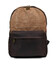 Рюкзак з кінської шкіри та канвасу коричневий TARWA RCС-7273-3md картинка, зображення, фото