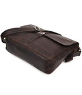 Чоловіча сумка через плече з коричневої крейзі TARWA RC-1046-4lx фото, картинка, изображение