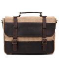 Чоловічий портфель з канвасу та шкіри наппа TARWA RCS-3920-3md фото, картинка, изображение
