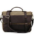 Чоловічий портфель з канвасу та шкіри наппа TARWA RCH-3920-3md фото, картинка, изображение
