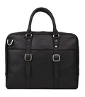 Ділова чоловіча сумка з ручками RA-4764-4lx TARWA чорний крейзі хорс фото, картинка, изображение