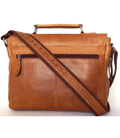 Сумка портфель через плече HILL BURRY HB6198B коньячна фото, картинка, изображение