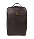 Шкіряний рюкзак для ноутбука 15 дюймів GC-1240-4lx в коричневому кольорі. картинка, зображення, фото