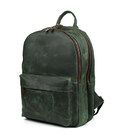 Чоловічий шкіряний рюкзак TARWA RE-7273-3md зелений крейзі хорс фото, картинка, изображение