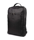 Шкіряний рюкзак для ноутбука 15" дюймів FA-1240-4lx у чорному флотарі фото, картинка, изображение