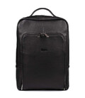Шкіряний рюкзак для ноутбука 15" дюймів FA-1240-4lx у чорному флотарі фото, картинка, изображение