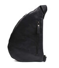 Шкіряний рюкзак слінг TIDING tid3026GA чорна наппа картинка, зображення, фото