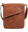 Чоловічі шкіряні сумки через плече RB-1302-3md TARWA коньячна крейзі хорс фото, картинка, изображение