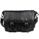 Сумка через плече зі шкіри Наппа GA-6690-4lx бренду TARWA чорна фото