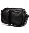 Сумка чоловіча через плече чорна шкіра наппа GA-3941-4lx TARWA фото, картинка, изображение
