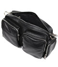 Сумка чоловіча через плече чорна шкіра наппа GA-3941-4lx TARWA фото, картинка, изображение