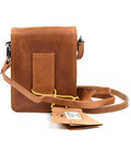 Шкіряна сумка кардхолдер через плече Hill Burry HB3171B коньячна картинка, зображення, фото