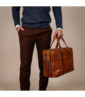 Шкіряний рюкзак портфель - A Farewell to Arms - коньячний Time Resistance 5242801 фото, картинка, изображение