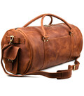 Дорожня сумка баул із натуральної шкіри RB-6564-4lx TARWA коньячна - картинка, зображення, фото дорожньої сумки