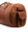 Дорожня сумка баул із натуральної шкіри RB-6564-4lx TARWA коньячна - картинка, зображення, фото дорожньої сумки