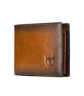 Чоловічий шкіряний гаманець біфолд TB005B Bull коричневий фото, картинка, изображение