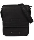 Сумка через плече месенджер HILL BURRY HB3102A чорна фото, картинка, изображение
