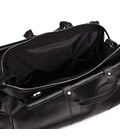 Дорожня спортивна сумка, шкіряний саквояж чорний GA-1402-4lx TARWA картинка, зображення, фото