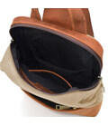 Слінг через плече, нагрудна сумка зі шкіри та канвас TARWA RBs-1905-3md фото, картинка, изображение