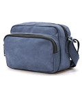 Невелика чоловіча сумка через плече на 2 відділення TARWA RK-60125-3md синя фото, картинка, изображение