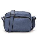 Невелика чоловіча сумка через плече на 2 відділення TARWA RK-60125-3md синя фото, картинка, изображение