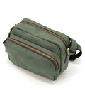 Невелика чоловіча сумка через плече на 2 відділення TARWA RE-60125-3md зелена фото, картинка, изображение
