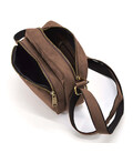 Невелика чоловіча сумка через плече на 2 відділення TARWA RC-60125-3md коричнева фото, картинка, изображение