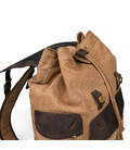Канвас рюкзак-мішок TARWA RCc-0010-4lx зі шкірою крейзі хорс фото, картинка, изображение