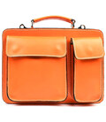 Жіночий портфель шкіряний Firenze FR7007O помаранчевий картинка, зображення, фото