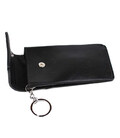 Ключниця шкіряна Grande Pelle 400610 чорна глянсова фото, картинка, изображение