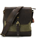 Сумка-месенджер через плече з канвасу та шкіри RH-1307-4lx TARWA фото, картинка, изображение
