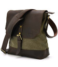 Сумка-месенджер через плече з канвасу та шкіри RH-1307-4lx TARWA фото, картинка, изображение