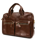 Шкіряна сумка чоловіча Bull GW0560B для ноутбука та документів фото, картинка, изображение