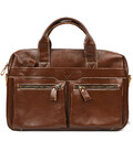 Шкіряна сумка чоловіча Bull GW0560B для ноутбука та документів фото, картинка, изображение