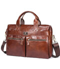 Шкіряна сумка чоловіча Bull GW0560B для ноутбука та документів фото, картинка, изображение