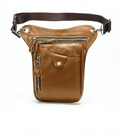 Сумка кобура шкіряна стегна Bexhill bx9667B коньячна фото, картинка, изображение