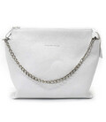 Сумка жіноча через плече із стильним ремінцем 746702 Grande Pelle білий флотар фото, картинка, изображение