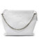 Сумка жіноча через плече із стильним ремінцем 746702 Grande Pelle білий флотар фото, картинка, изображение