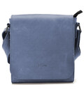 Чоловіча сумка шкіряна через плече RK-30271-3md TARWA синя фото, картинка, изображение