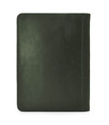 Шкіряна папка для ділових документів А4+, органайзер TARWA RE-1294-4lx зелена фото, картинка, изображение