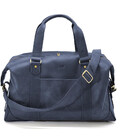 Шкіряна дорожня спортивна сумка тревел TARWA RK-0320-4lx синя фото, картинка, изображение