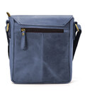 Невелика чоловіча сумка через плече шкіряна Limary lim-354RK синя картинка, зображення, фото