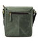 Невелика чоловіча сумка через плече шкіряна Limary lim-354RE зелена фото, картинка, изображение