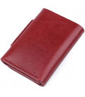 Портмоне шкіряне, глянець, бордове Grande Pelle 504661 картинка, зображення, фото