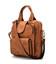 Вертикальна чоловіча сумка RB-7266-3md TARWA коньячна фото, картинка, изображение