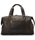 Шкіряна дорожня спортивна сумка тревел TARWA RC-0320-4lx коричнева картинка, зображення, фото