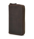 Клатч чоловічий шкіряний на два відділення LIMARY Lim-0128RC коричневий фото, картинка, изображение