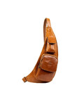 Сумка нагрудна, слінг, рюкзак на одне плече - The Monk - коньячна Time Resistance 5240301 фото, картинка, изображение