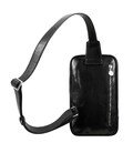 Сумка нагрудна, слінг, рюкзак на одне плече - Kim - чорна Time Resistance 5221701 фото, картинка, изображение
