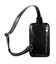 Сумка нагрудна, слінг, рюкзак на одне плече - Kim - чорна Time Resistance 5221701 фото, картинка, изображение